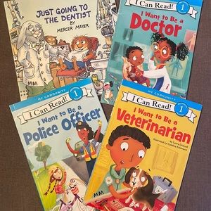 Children's Book Set- Set of 4 Community Helper Books